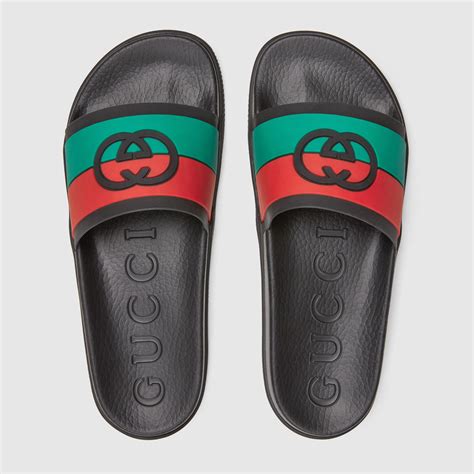 gucci mens slides sale|gucci slides men real.